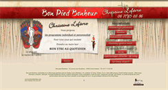 Desktop Screenshot of bonpiedbonheur.com