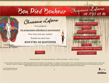 Tablet Screenshot of bonpiedbonheur.com